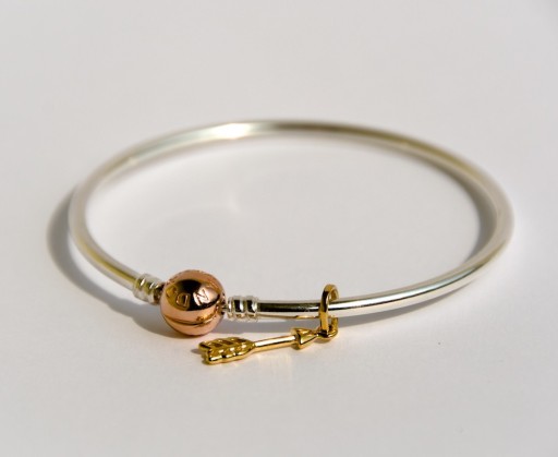 Zdjęcie oferty: PANDORA bransoletka bangle Pandora Moments charms