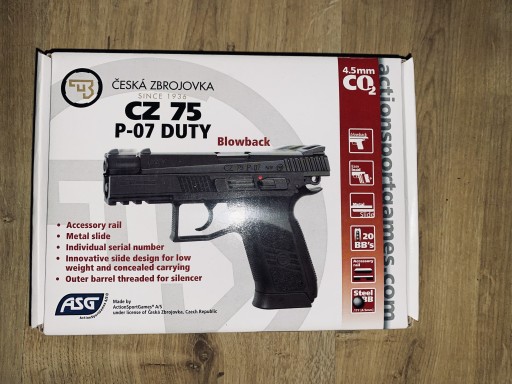 Zdjęcie oferty: Wiatrówka asg cz75