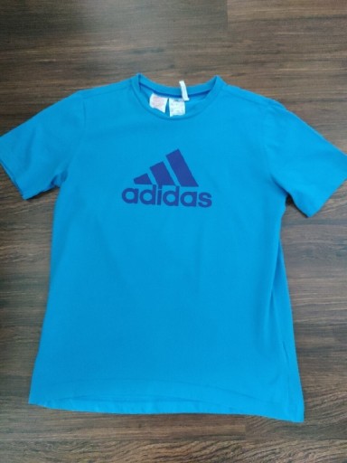 Zdjęcie oferty: T-shirt niebieski męski Adidas Climalite 