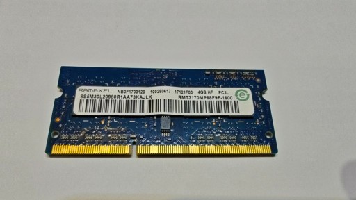 Zdjęcie oferty: RAMAXEL | Pamięć RAM 4GB DDR3 PC3L
