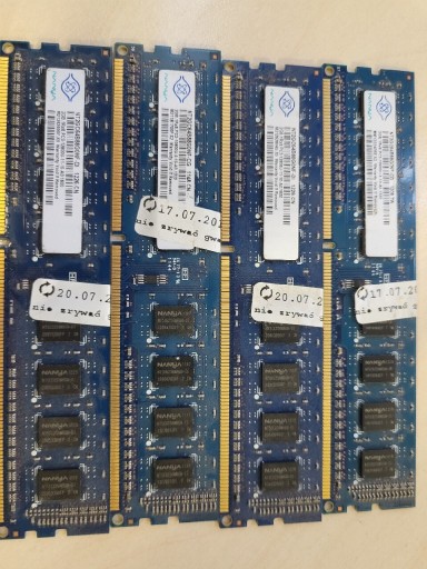 Zdjęcie oferty: PAMIĘĆ RAMNANYA 2GB DDR3 SO-DIMM 1333MHz 