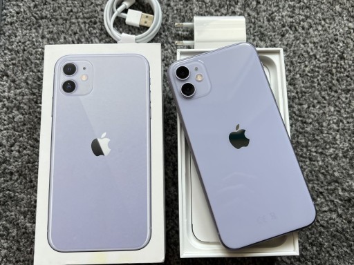 Zdjęcie oferty: iPhone 11 64GB PURPLE FIOLETOWY Violet Bateria 95%