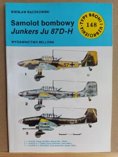 Zdjęcie oferty: TBiU nr 148 - Samolot bombowy Junkers Ju 87D-H