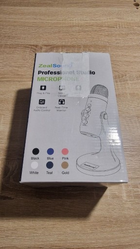 Zdjęcie oferty: Nowy mikrofon USB ZealSound – pojemnościowy, do streaming, PC, telefon