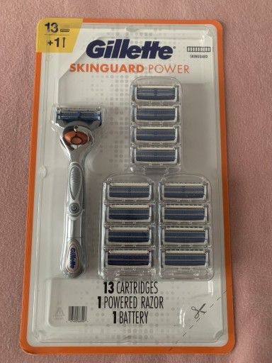 Zdjęcie oferty: Gillette Skinguard Power, maszynka+13 ostrzy