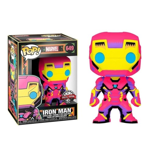 Zdjęcie oferty: Funko Figurka POP. Marvel: Black Light. Iron Man