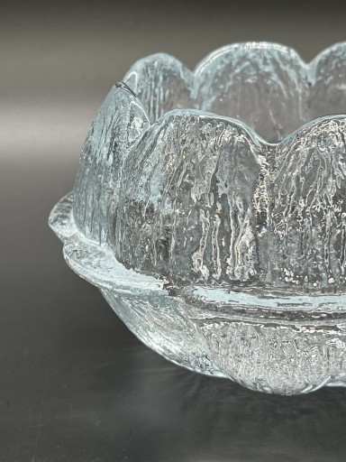 Zdjęcie oferty: Duński świecznik szklany Holmegaard vintage lilja