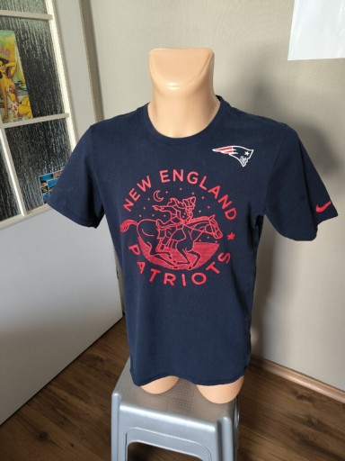 Zdjęcie oferty: Nike New England Patriots NFL t-shirt męski M granatowy z nadrukiem 