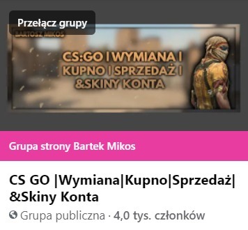 Zdjęcie oferty: Grupa CS GO |Wymiana|Kupno|Sprzedaż| &Skiny Konta