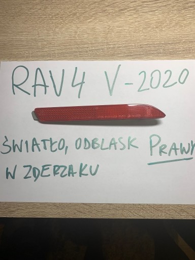 Zdjęcie oferty: ODBLASK PRAWY ZDERZAKA RAV4