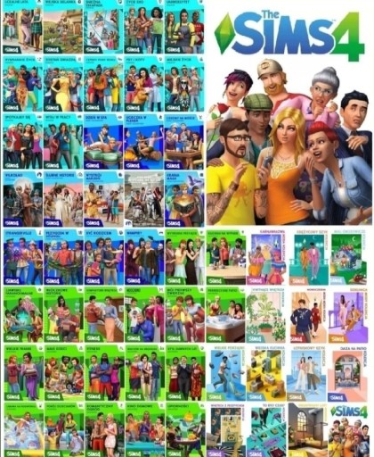 Zdjęcie oferty: The sims 4 Cała Kolekcja 