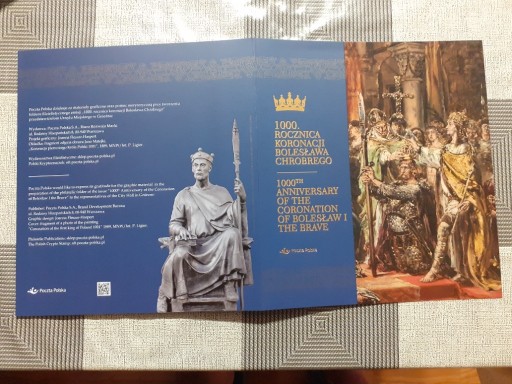 Zdjęcie oferty: Folder 1000 Rocznica Koronacji Bolesława Chrobrego + Hołd pruski