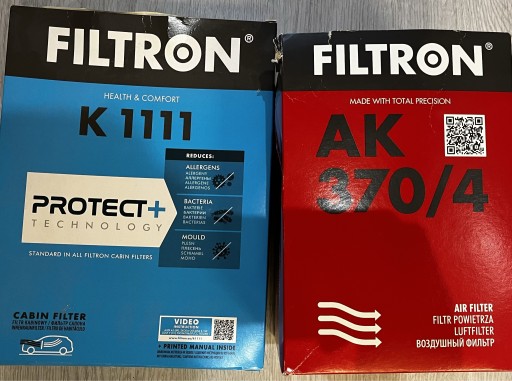 Zdjęcie oferty: Filtron AK 370/4 Filtr powietrza Filtron K 1111