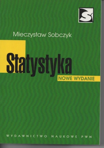 Zdjęcie oferty: Statystyka Mieczysław Sobczyk