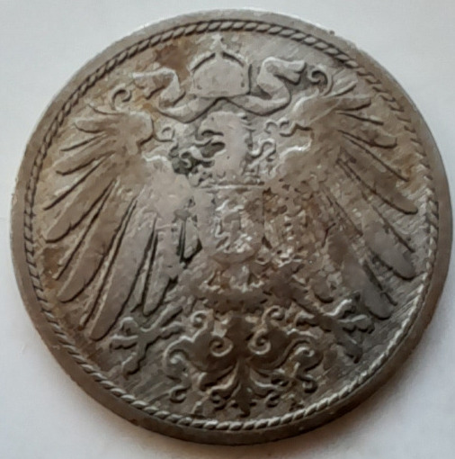 Zdjęcie oferty: Niemcy Cesarstwo Niemieckie 10 fenigów, 1891 A