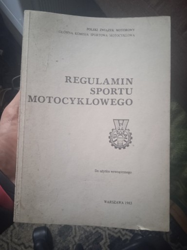 Zdjęcie oferty: Regulamin sportu motocyklowego pzm - 1983 rok