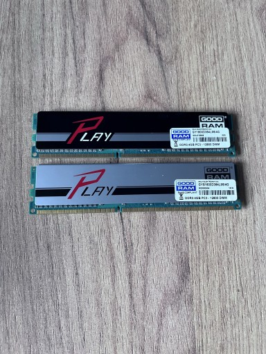 Zdjęcie oferty: Pamięć RAM GoodRam Play DDR3 2x4gb 1600Mhz CL9