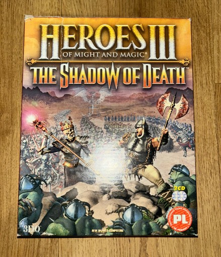 Zdjęcie oferty: Heroes III 3 The Shadow of Death BIG BOX PL