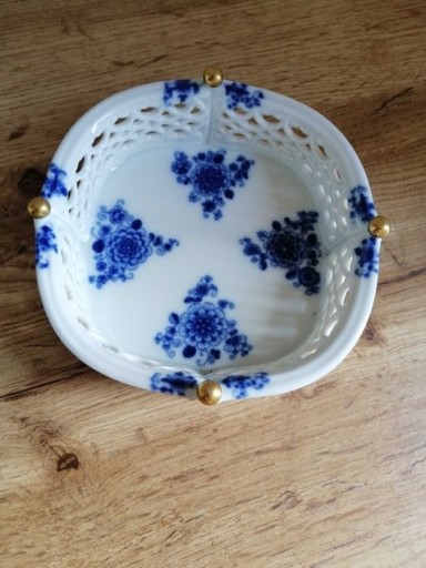 Zdjęcie oferty: Koszyk ażurowy porcelana Wallendorf echt kobalt 