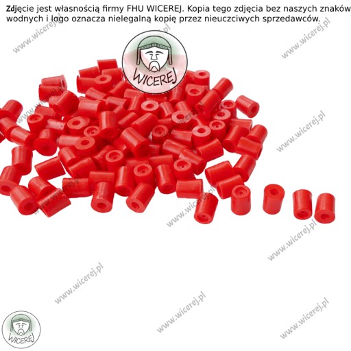 Zdjęcie oferty: Odstępniki plastikowe międzyramkowe Czerwone 250 g