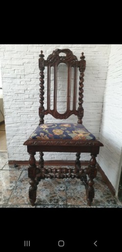 Zdjęcie oferty: Krzeslo wiktoriańskie w stylu karolińskim 