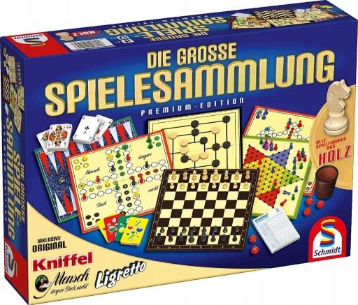 Zdjęcie oferty: Schmidt Spiele 49125 duża kolekcja gier