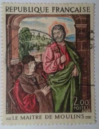 Zdjęcie oferty: Znaczek pocztowy malarstwo obraz Francja 1972