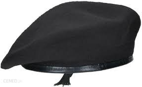 Zdjęcie oferty: Czarny wojskowy wełniany beret