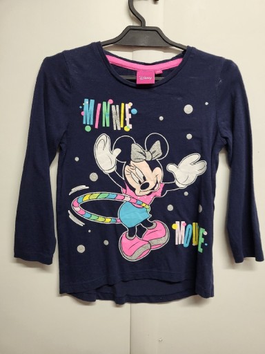 Zdjęcie oferty: Granatowa bluzka Disney myszka minnie 104