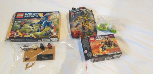 Zdjęcie oferty: 3 x Lego Nexo Knights, Herofactory, Star Wars