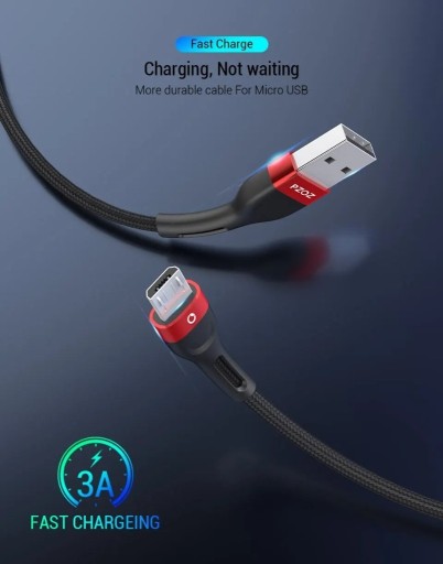 Zdjęcie oferty: Kabel Micro USB Samsung S7 Xiaomi Redmi Note 5 Pro