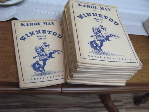 Zdjęcie oferty: WINNETOU Karol May 1982r. 24 zeszyty 