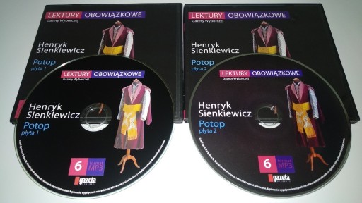 Zdjęcie oferty: HENRYK SIENKIEWICZ - POTOP 2CD        