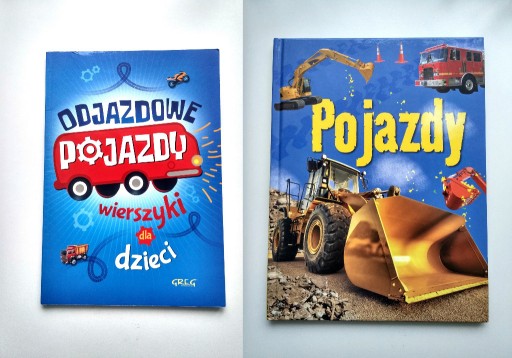 Zdjęcie oferty: Pojazdy, Odjazdowe pojazdy wierszyki dla dzieci