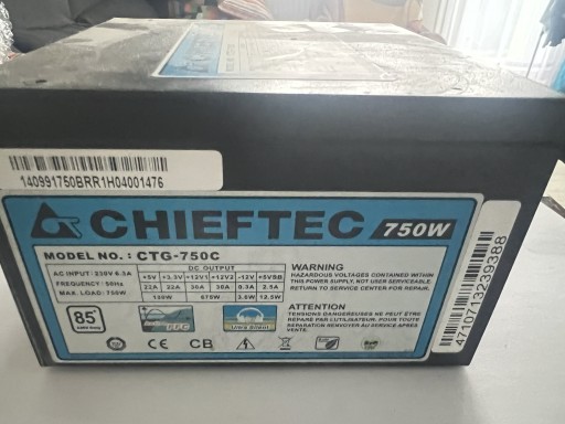 Zdjęcie oferty: Chieftec CTG- 750C