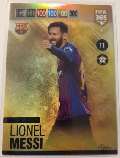 Zdjęcie oferty: Lionel Messi top master 2019 panini 