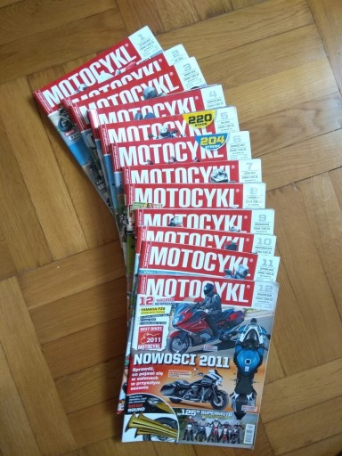 Zdjęcie oferty: 12x Magazyn Motocykl 2010