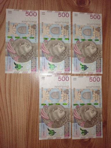 Zdjęcie oferty: Banknot 500zl seria AA