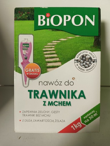 Zdjęcie oferty: Nawóz do trawnika z mchem 1kg Biopon 