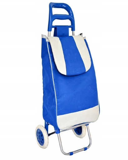 Zdjęcie oferty: Torba wózek na zakupy na kółkach niebieska