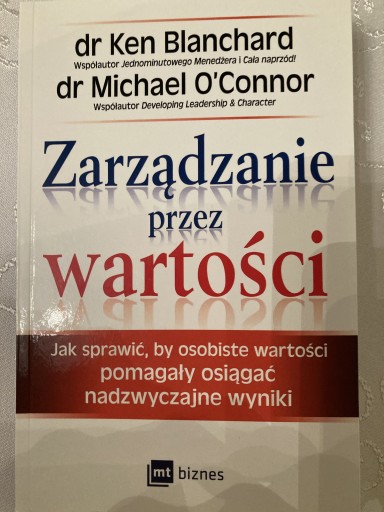 Zdjęcie oferty: Książka Zarządzanie Przez Wartości Publikacja