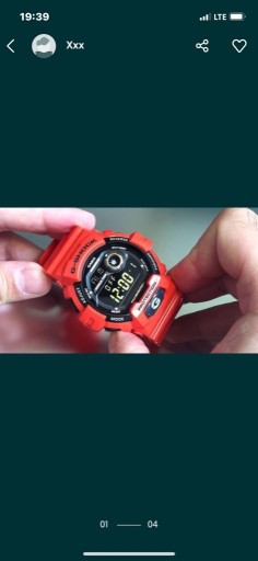 Zdjęcie oferty: Casio G-SHOCK G8900A - 4 - czerwony