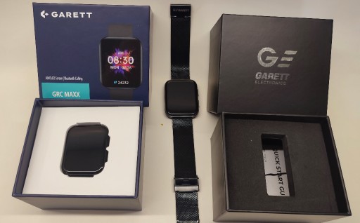 Zdjęcie oferty: Smartwatch GARETT GRC Maxx Czarny+GRATIS
