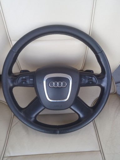 Zdjęcie oferty: Kierownica Audi A6 C6 skóra multifunkcja, airbag