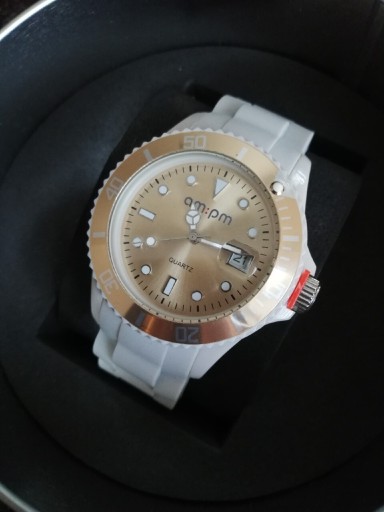 Zdjęcie oferty: Nowy oryginalny zegarek damski am:pm szary pudełko
