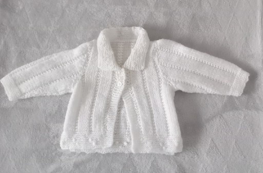 Zdjęcie oferty: Sweter wełniany HANDMADE dla niemowlaka 