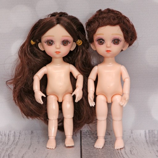 Zdjęcie oferty: Zestaw 2 lalek lalka bjd 1/8 16cm ruchome stawy