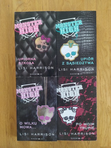Zdjęcie oferty: Monster High - Lisi Harrison, komplet tomów 1-4