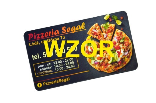 Zdjęcie oferty: Wizytówki magnetyczne Magnesy reklamowe Pizzeria 7