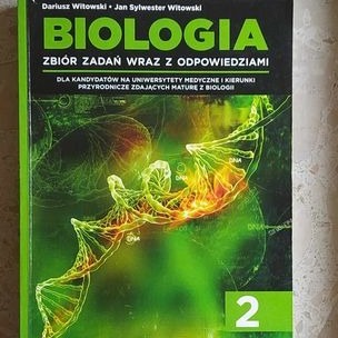 Zdjęcie oferty: Biologia zbiór zadań z odpowiedziami 2 2022-2018